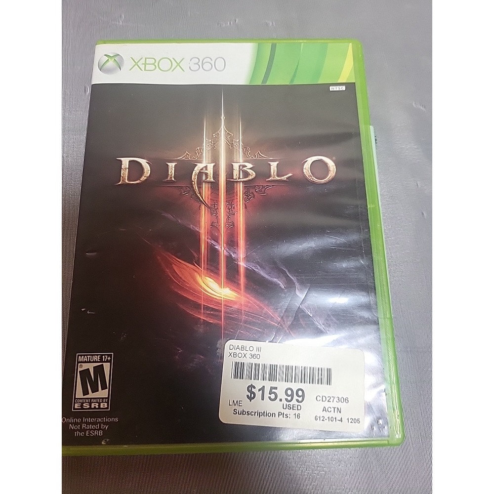DIABLO III X360 - Microsoft‎ Xbox 360 CIB
